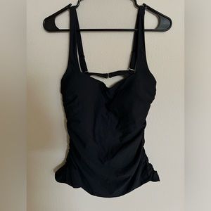 Athleta square neck swim top